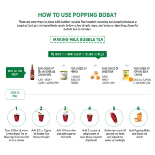 Pineapple Popping Boba - 400 gms