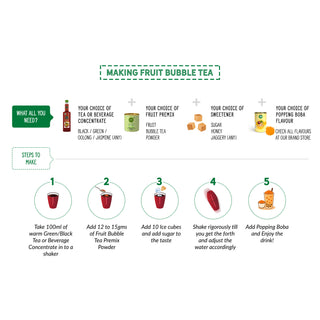 Raspberry Popping Boba - 400 gms