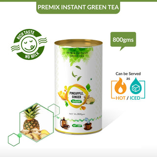 Pineapple Ginger Flavored Instant Green Tea