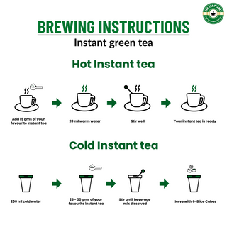 Lemongrass Flavored Instant Green Tea - 1kg