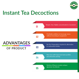 Earl Grey Instant Flavored Instant Black Tea - 1kg