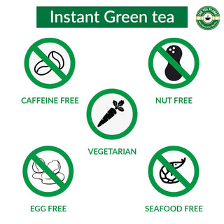 Peach & Passion Fruit Flavored Instant Green Tea