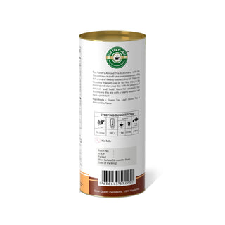 Green Tea, Almond Bits Orthodox Tea - 50 gms